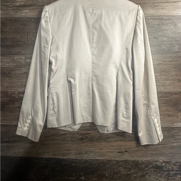 The Limited Cream Tan Blazer Jacket Tailored Fit Notched Lapels - Picture 13 of 15